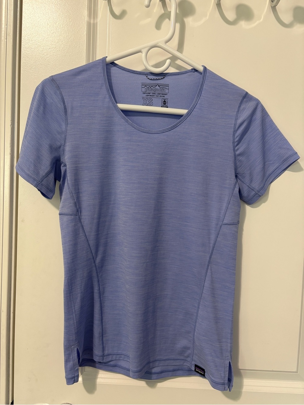 Patagonia Women's Short Sleeve Capilene Cool Trail Shirt sz XS Scoop Neck